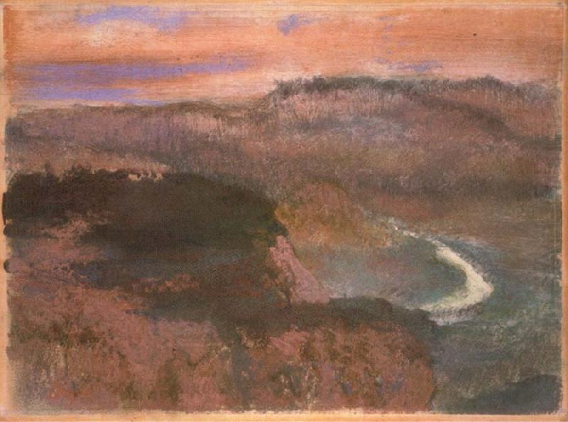 Edgar Degas Landscape china oil painting image